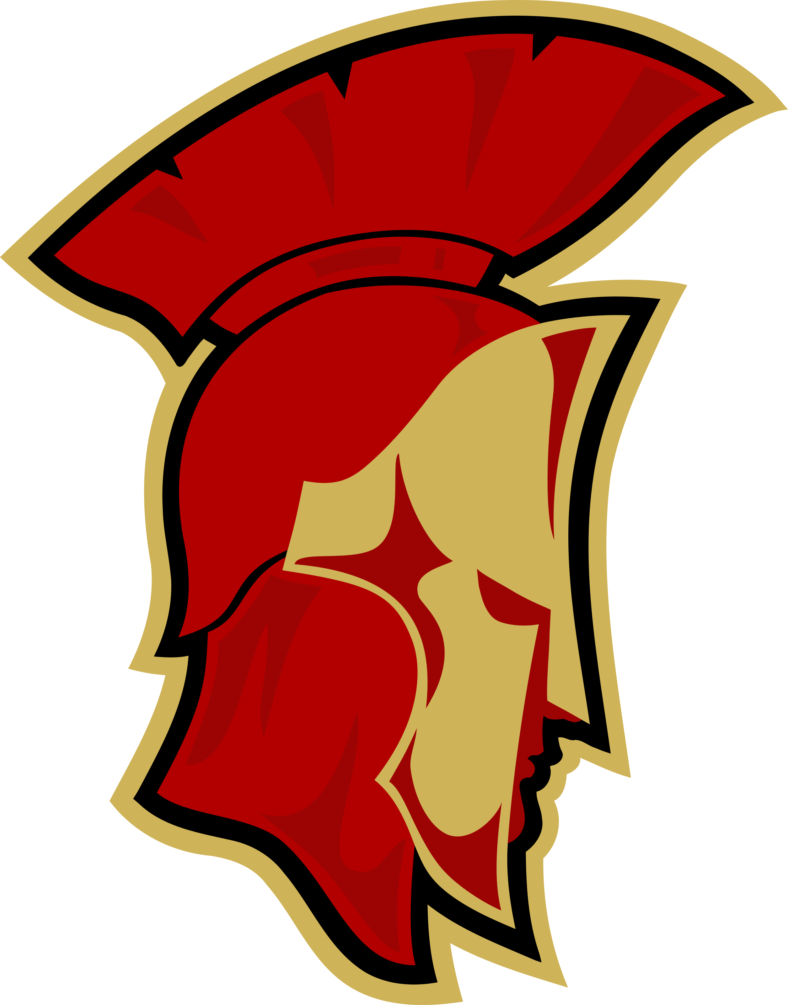 March Cbc Warrior Head Clipart (2511x3204), Png Download