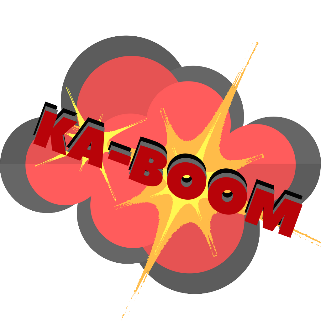John Fixed One Image He Misspelled Kapow->pachow Clipart (1024x1024), Png Download