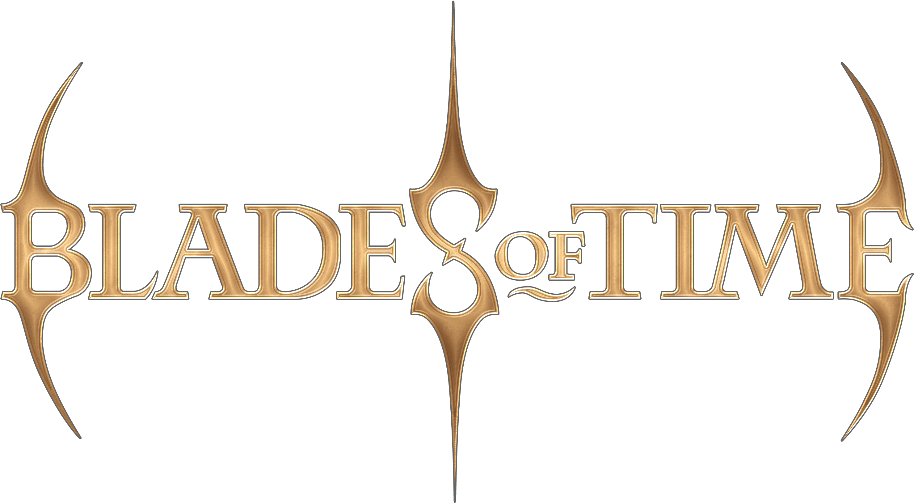 Blades Of Time Logo Clipart (3500x1992), Png Download