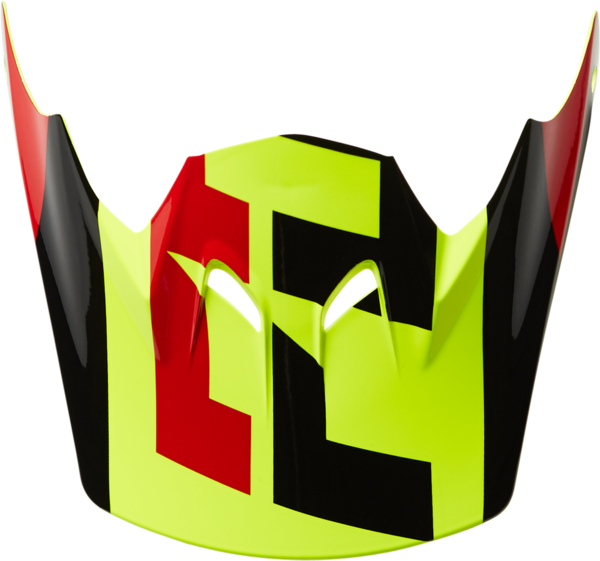 Fox Racing Rampage Sp16 Visors Clipart (600x561), Png Download