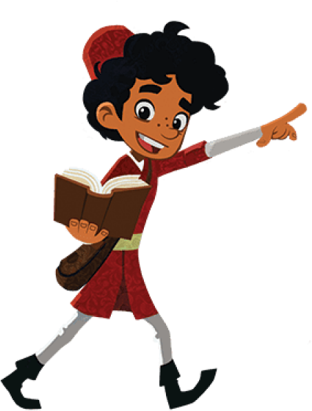 Download Marco Polo Holding A Book Cartoon Clipart - Png Download (480x680), Png Download