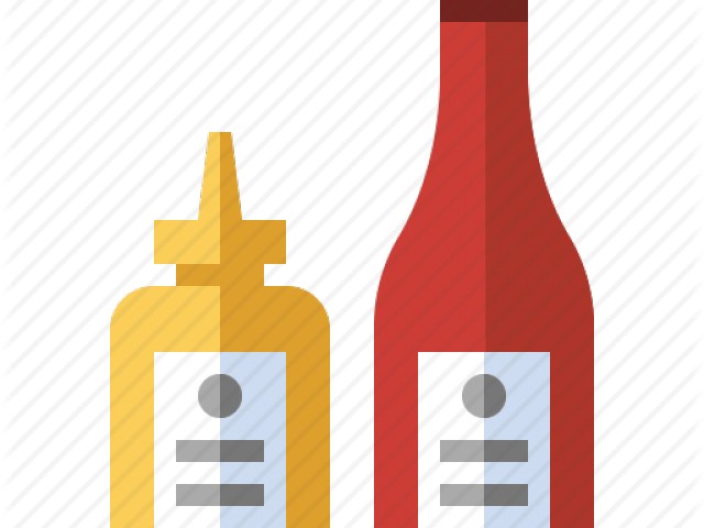 Grill Clipart Ketchup Mustard - Png Download (640x480), Png Download
