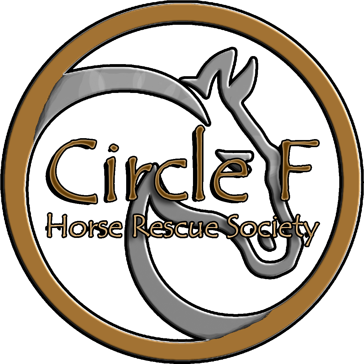Circle F Horse Rescue Clipart (1200x1200), Png Download