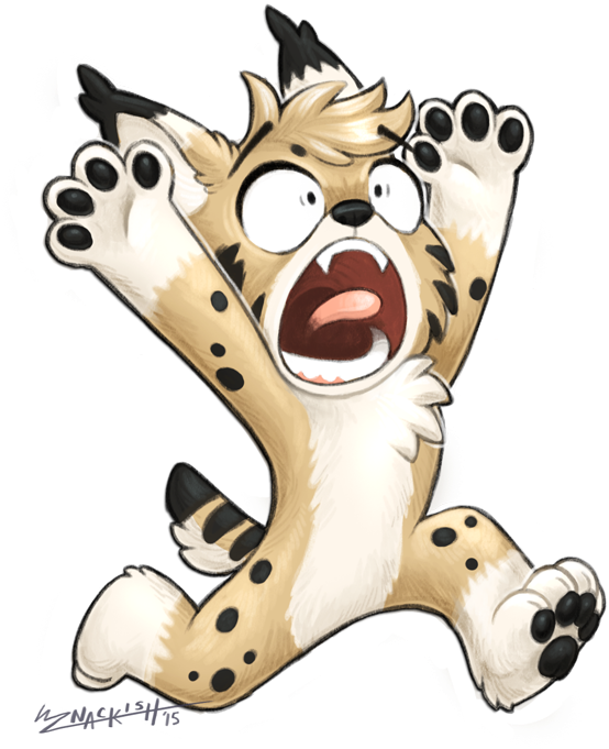 Talinart Chibi - Panic Clipart (600x790), Png Download