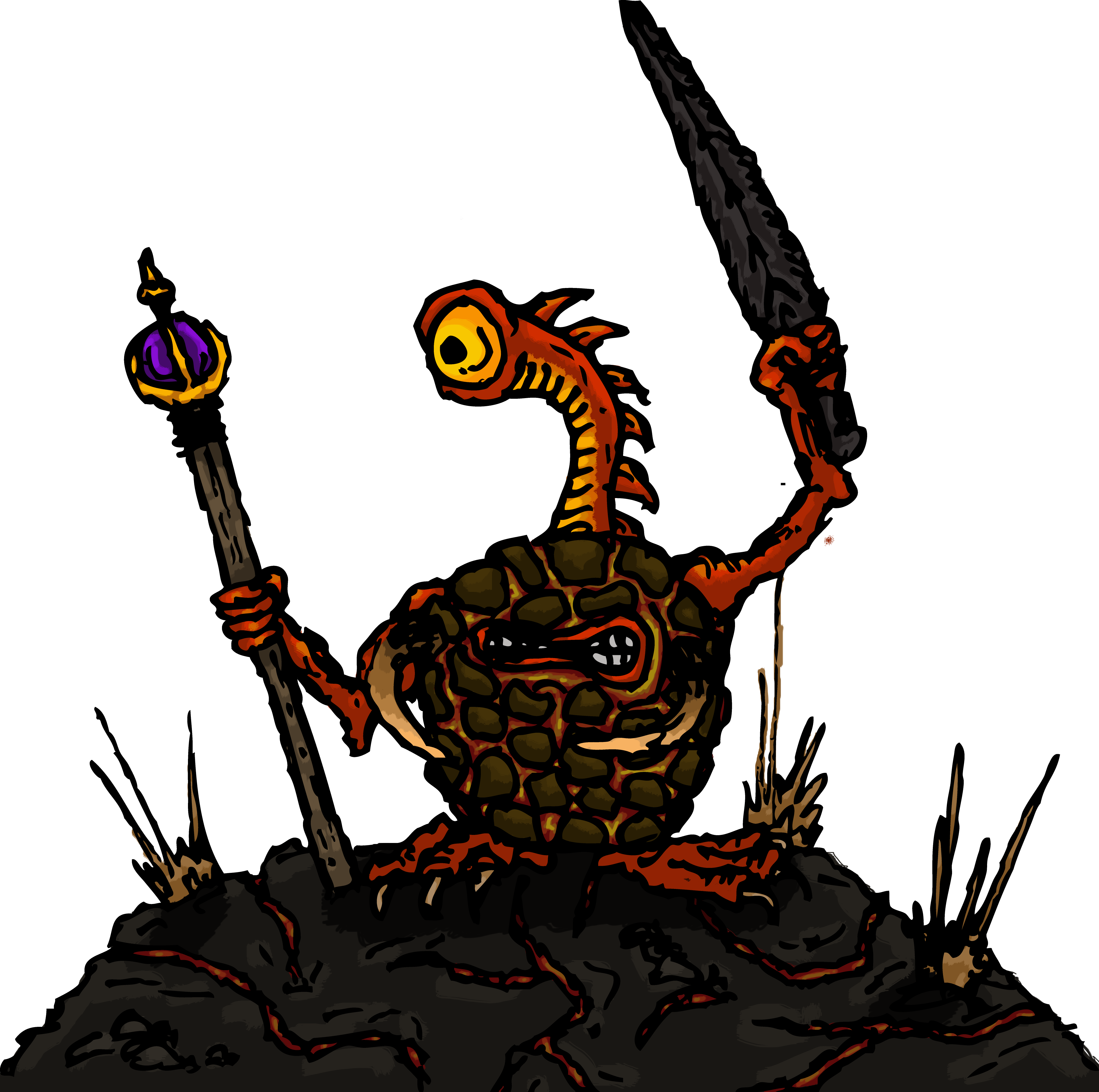 Ignis Tribal Chief Clipart (4233x4205), Png Download