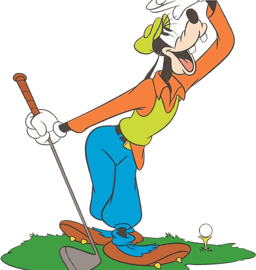 Golf Clip Art Goofy Golfer Clipart Dinosaur Clipart - Png Download (1024x1024), Png Download