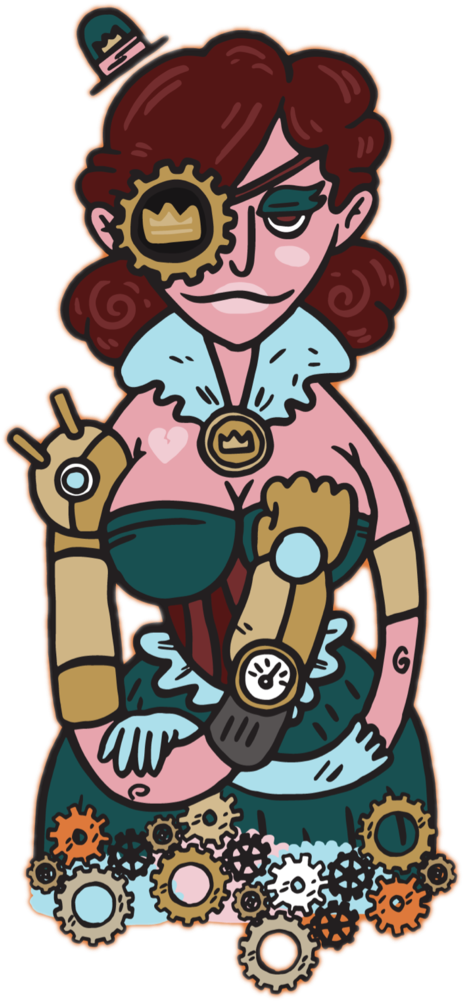 Steampunk Clipart (1000x1000), Png Download