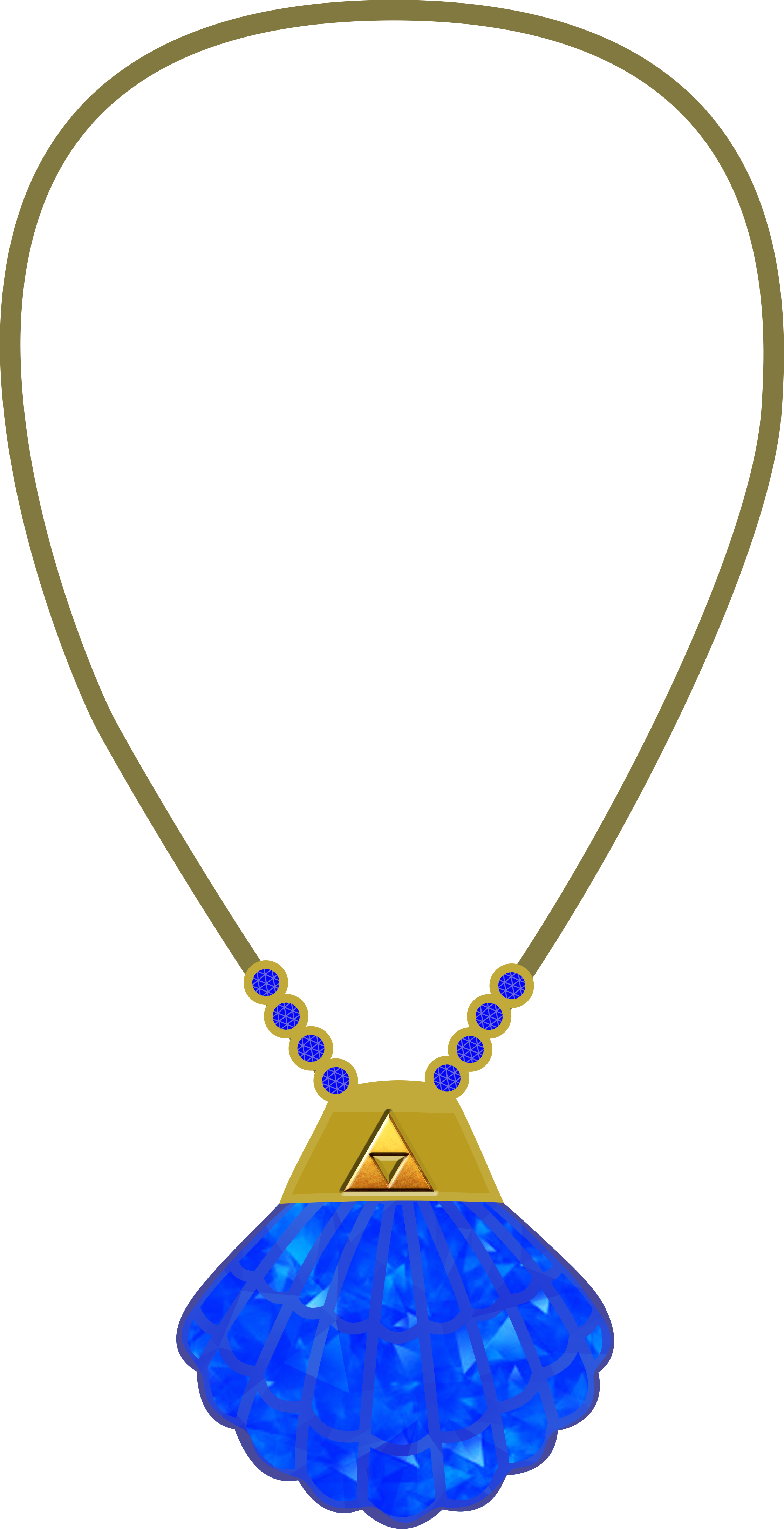 Necklace Clipart Seashell Necklace - Png Download (640x1248), Png Download