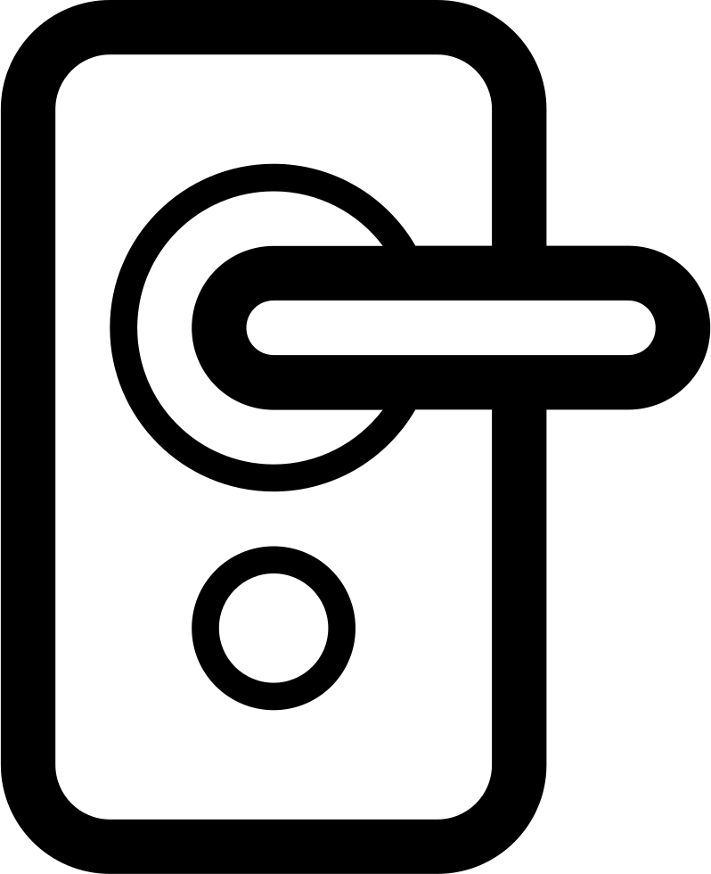 Door Handle Comments Clipart (798x980), Png Download