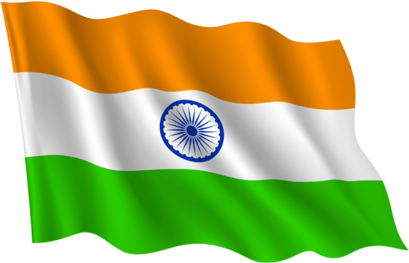 India Flag Waving On Transparent Background Png Similar Png | Images