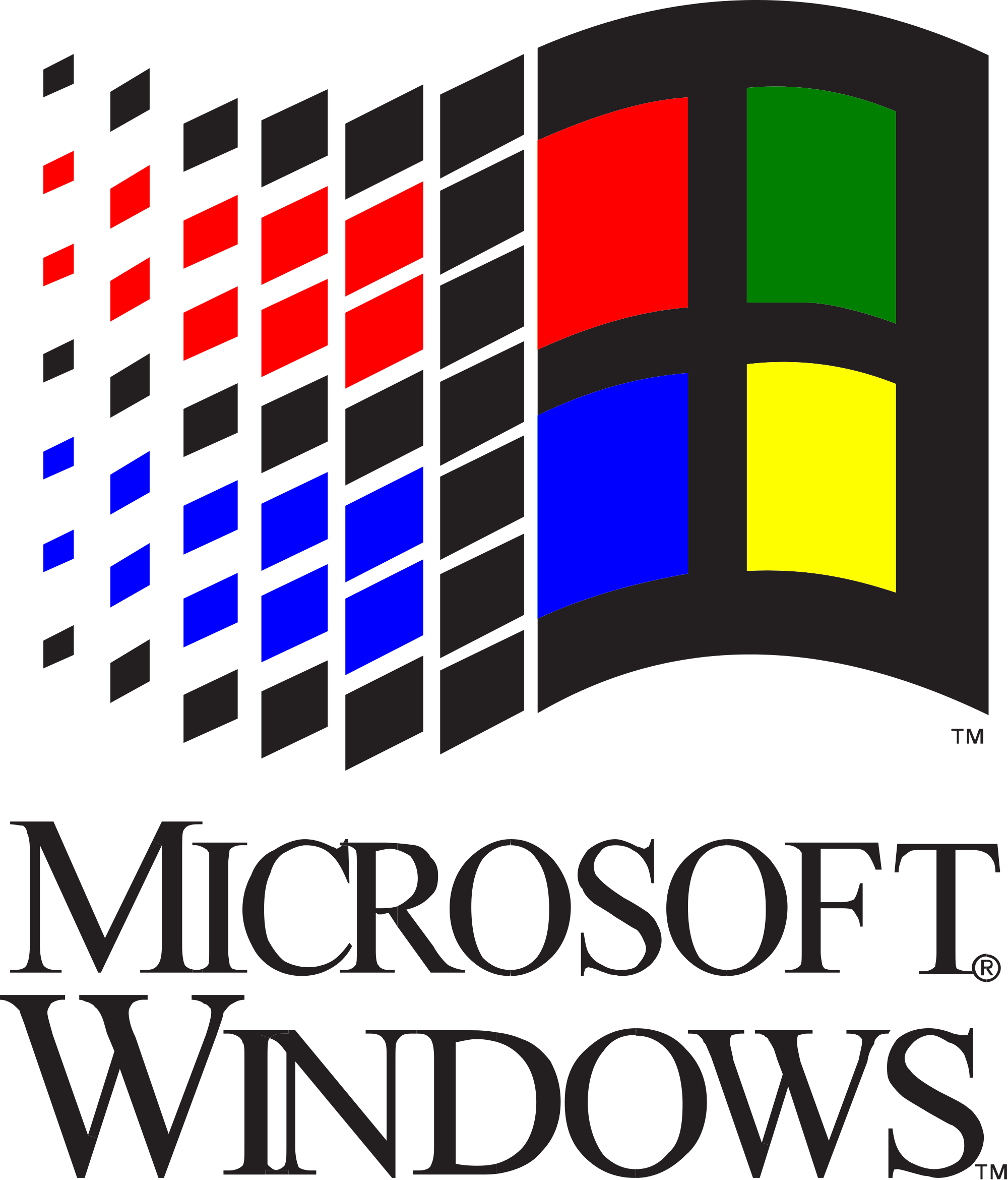 Microsoft Windows Clipart Blue Window - Png Download (2000x2340), Png Download