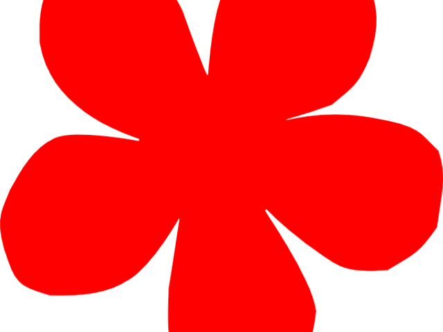Flowers Clipart Red - Png Download (640x480), Png Download