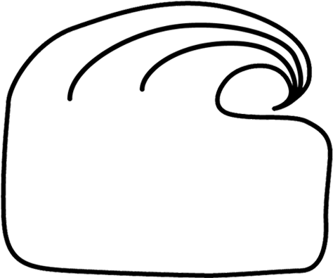 Wave Outline Clip Art - Png Download - Full Size Clipart (#2380813 ...