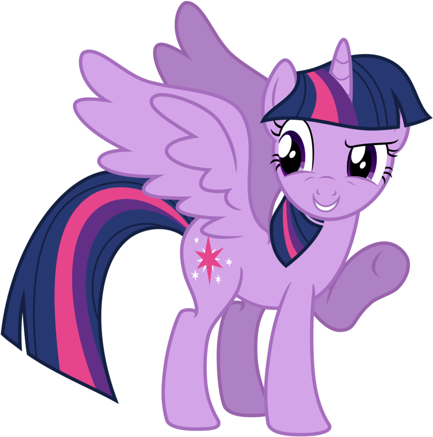 Mlp Twilight Sparkle Vector By Mlpvectors203-d91bhb9 Clipart (892x896), Png Download