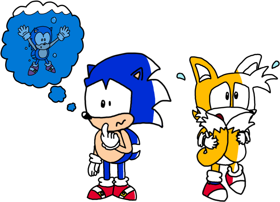 Sonic And Tails In Castle Eggman Zone Clipart (1024x749), Png Download