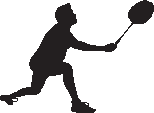 Sportsticker Badminton Clipart (600x600), Png Download