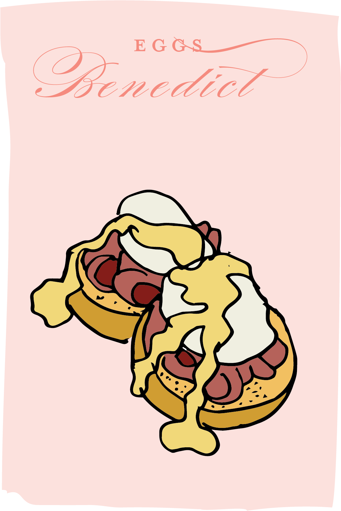 Eggs Benedict As Every Food Ever Created, The Origins Clipart (1200x1800), Png Download