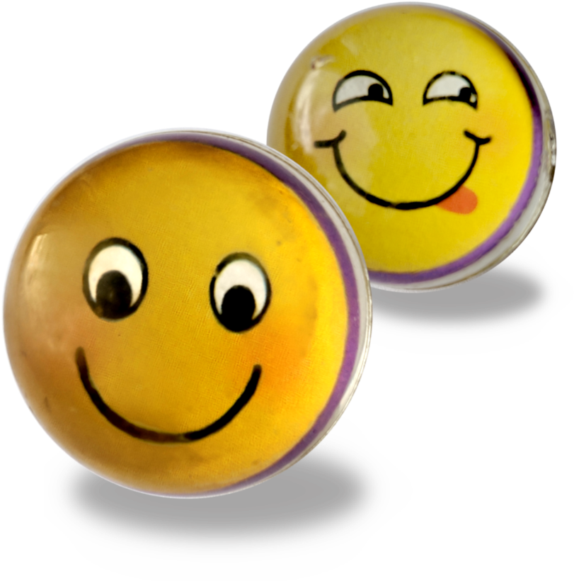 Smiley Bouncy Balls Clipart (900x900), Png Download
