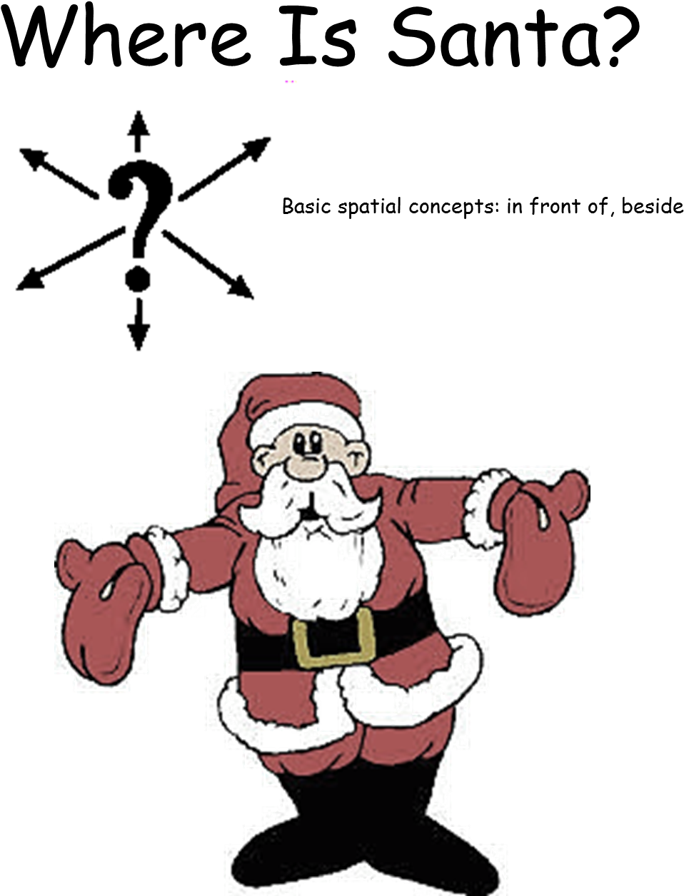 Download Where Is Santa Here Clipart (1051x1308), Png Download