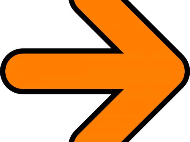 Arrow Clipart Orange - Png Download (640x480), Png Download