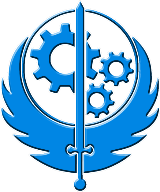 Brotherhood Of Steel Clipart (552x667), Png Download