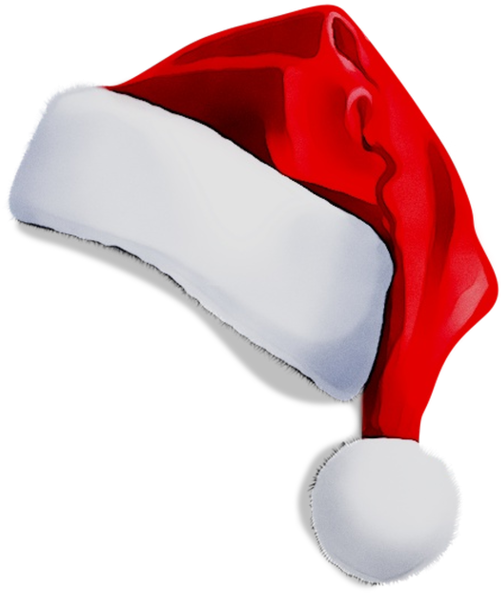 Christmas Day Clipart Santa Claus Christmas Day Hat - Png Download (900x900), Png Download