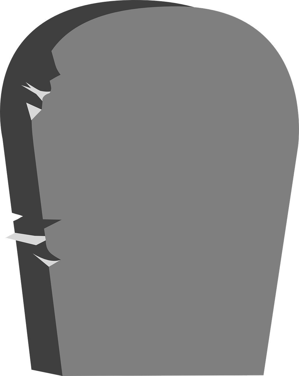 Headstone Tombstone Cemetery Png Image Clipart (1016x1280), Png Download