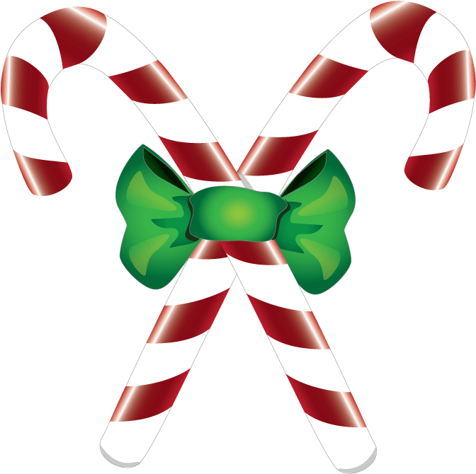 Candy Cane Clipart (720x720), Png Download
