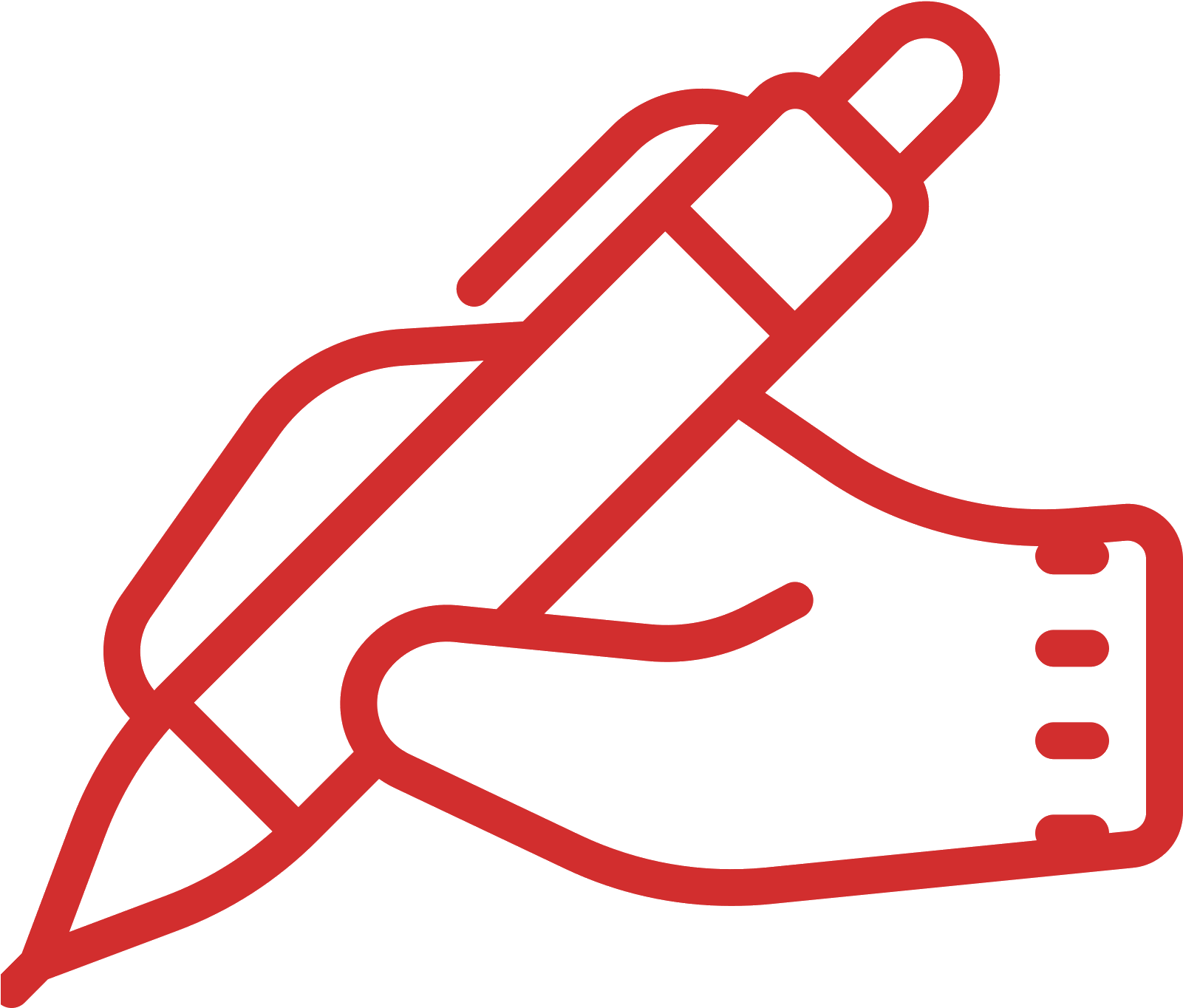 Hand With Pen Icon Clipart (1600x1600), Png Download
