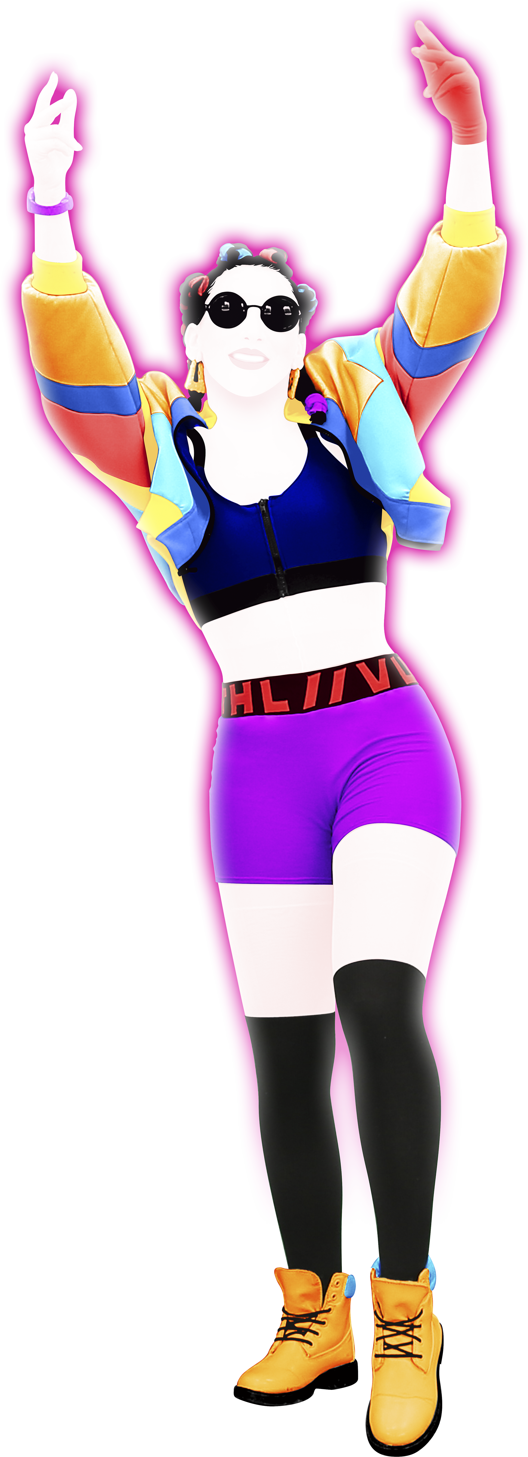 Just Dance Is A Motion-based Dancing Game For Multiple Clipart (1756x4841), Png Download