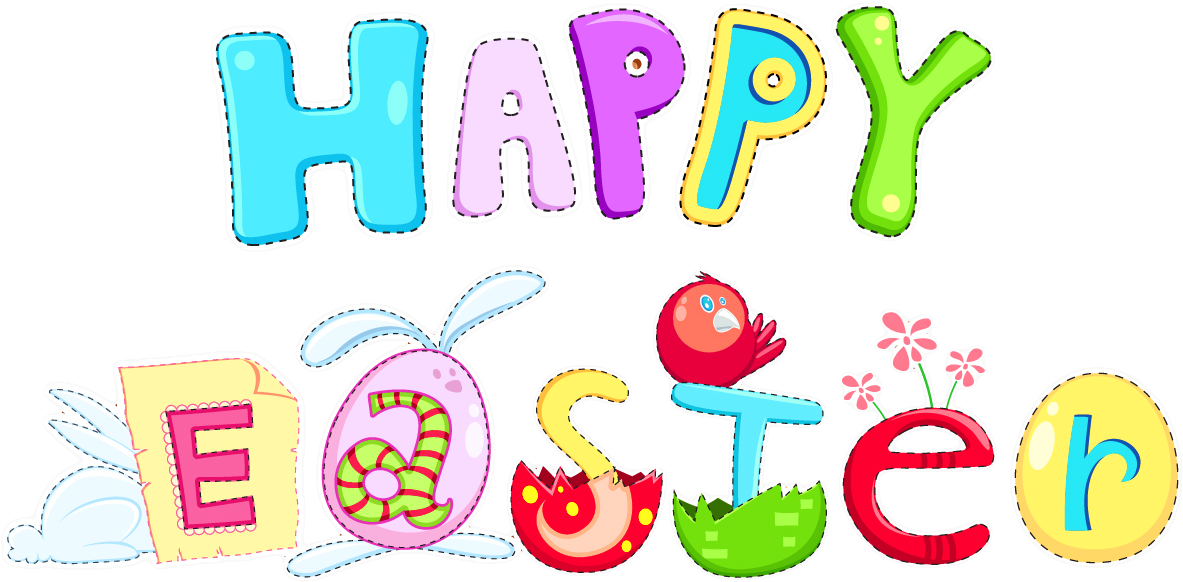 Happy Easter Streamer Png Clip Art Imageu200b Transparent Png (1250x629), Png Download