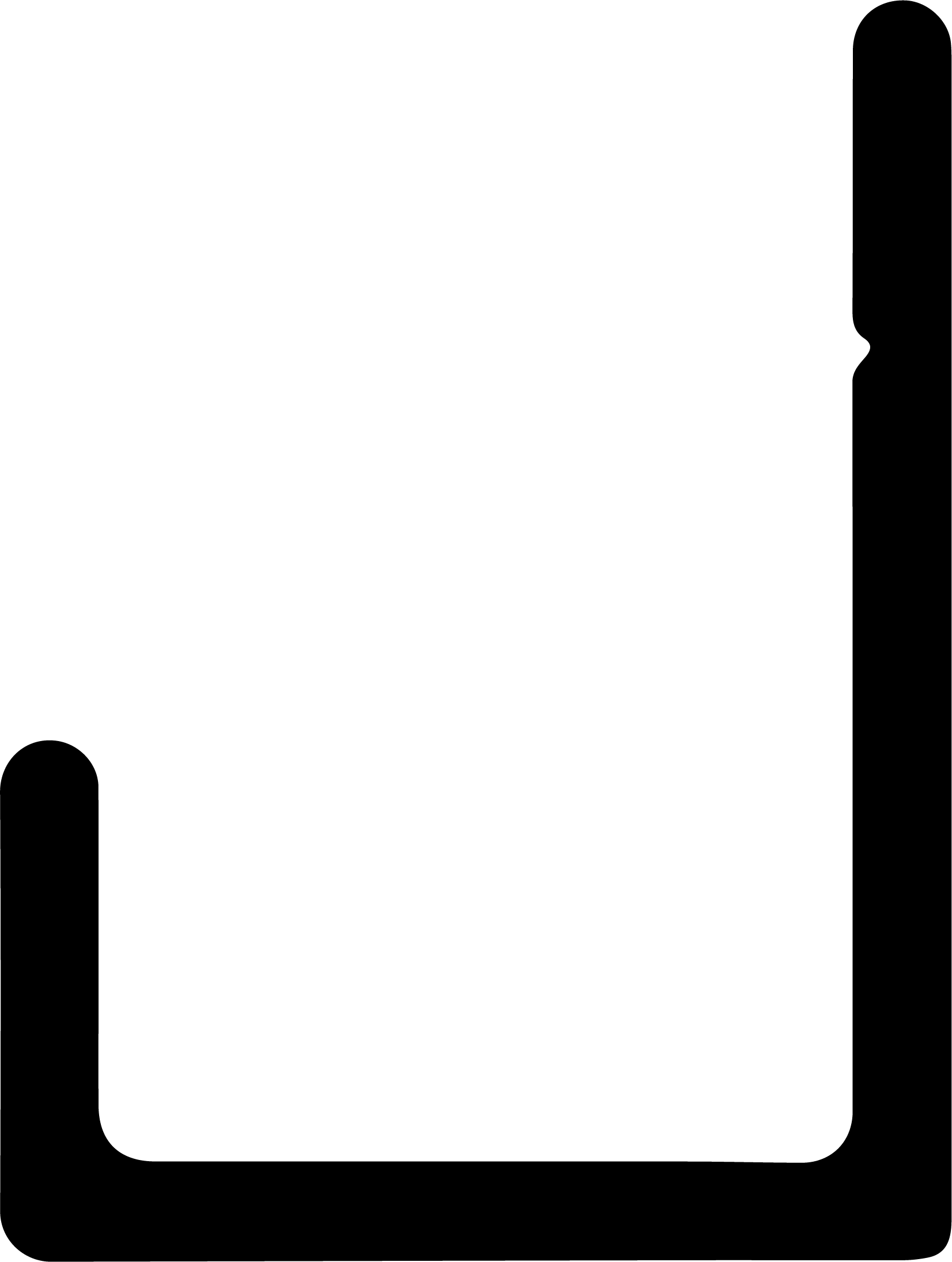 Eindprofiel Alu Maestro Waterwall Clipart (1652x2190), Png Download