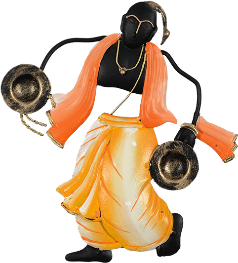 Musician Showpiece Playing Cymbal Clipart (500x750), Png Download