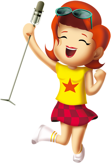 Singing Clipart (523x608), Png Download