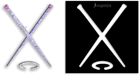 Ringette Stencil Clipart (800x800), Png Download