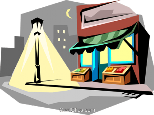 Store Clipart Around Corner - Png Download (640x480), Png Download