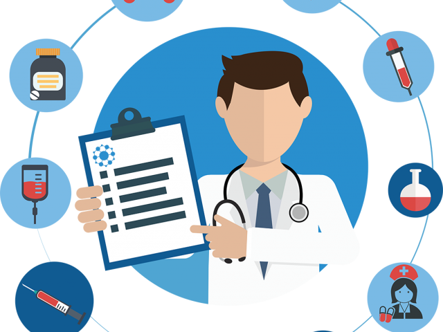 Office Management Clipart Hospital Administrator - Png Download (640x480), Png Download
