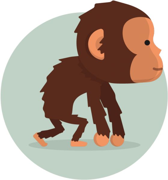 Monkey Boy Clipart (660x660), Png Download