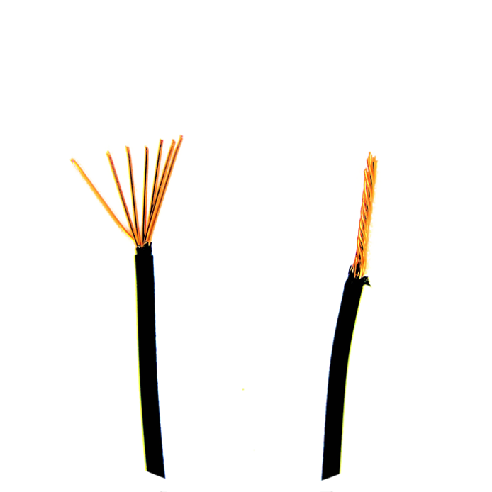 Strip The Wire Coating To Expose The Copper Core Clipart (700x700), Png Download