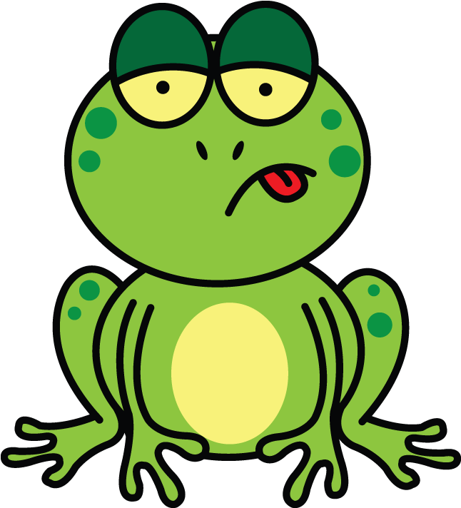 Drawn Toad Rainforest Frog Clipart (720x1280), Png Download