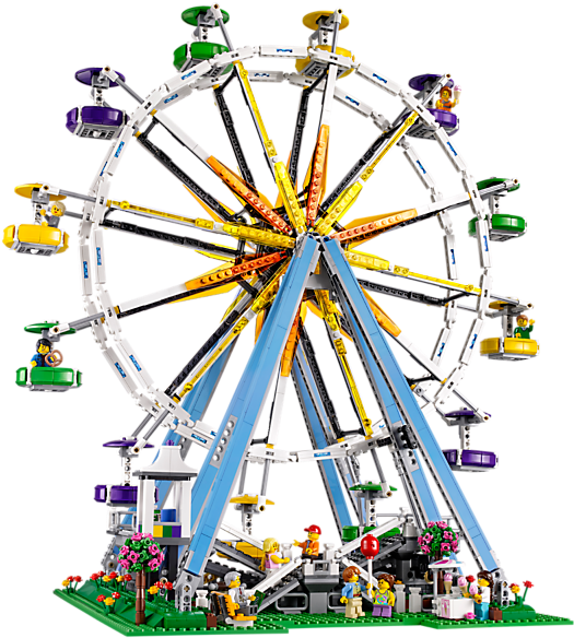 Ferris Wheel Kiddiwinks Online Lego Shop Clipart (800x600), Png Download