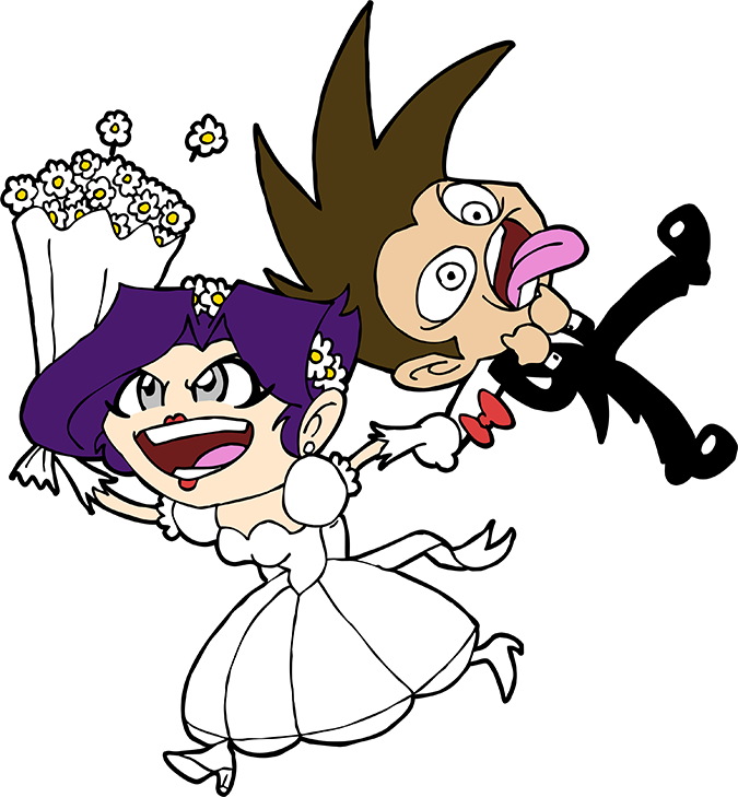 Runaway Bride By Chess-man Clipart (675x729), Png Download