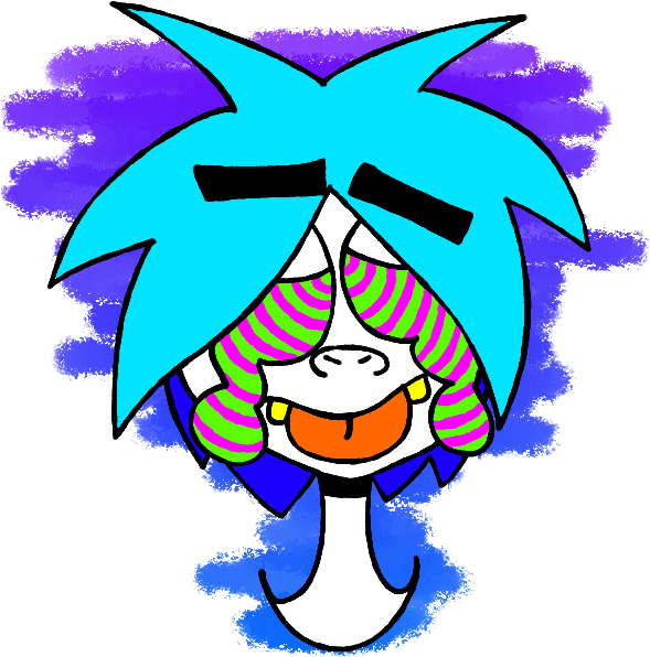 Fuck All I Wanna Do Is Draw Gorillaz Clipart (614x614), Png Download