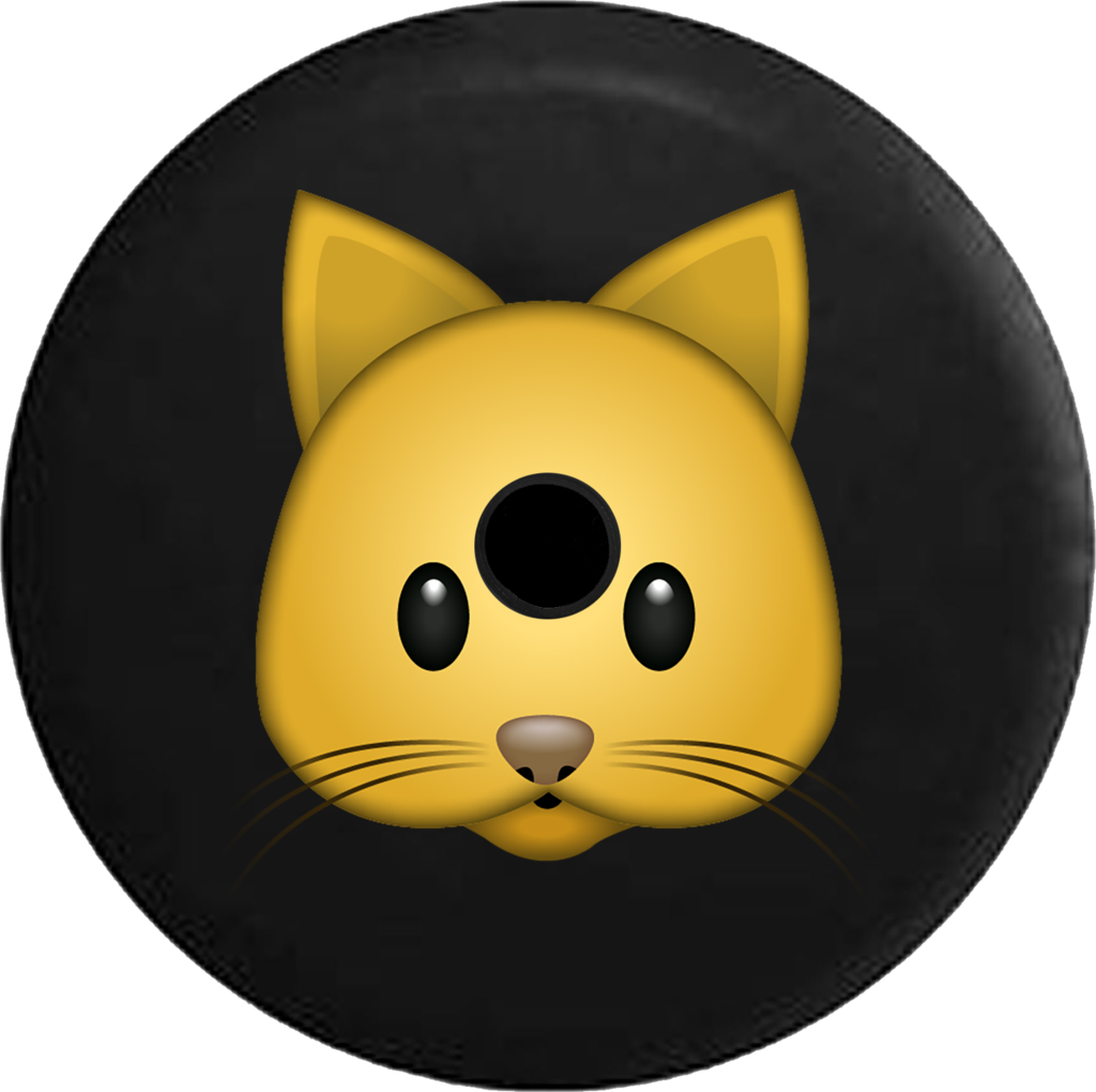 Jeep Wrangler Jl Backup Camera Day Kitty Cat Emoji Clipart (1024x1020), Png Download