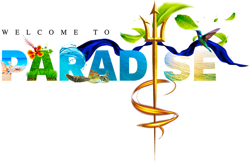 Welcome To Paradise Clipart (960x560), Png Download