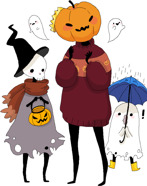 Trick Or Treat Clipart Png Transparent Png (500x643), Png Download