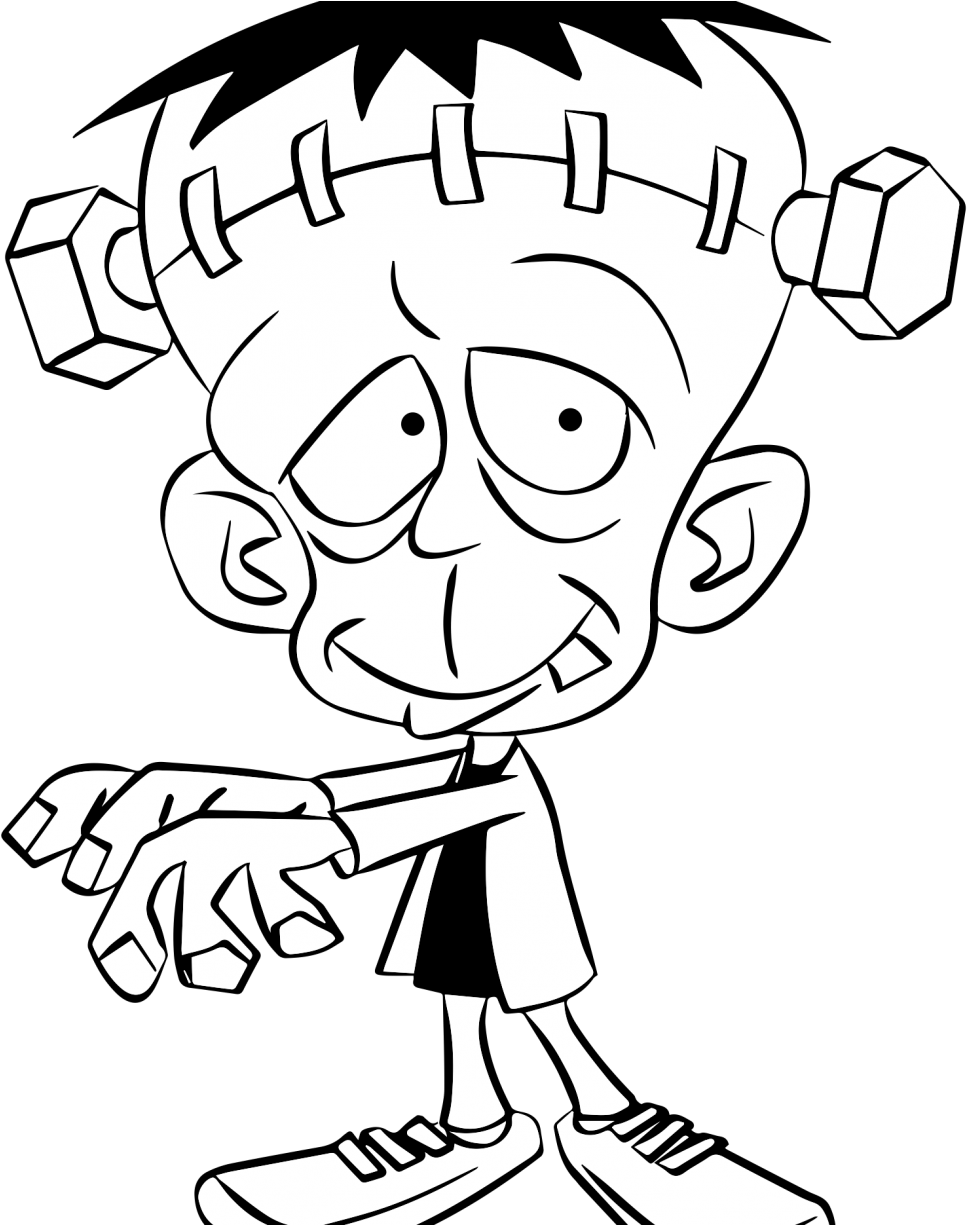 Frankenstein Face Drawing At Getdrawings Com Free Clipart (1224x1224), Png Download