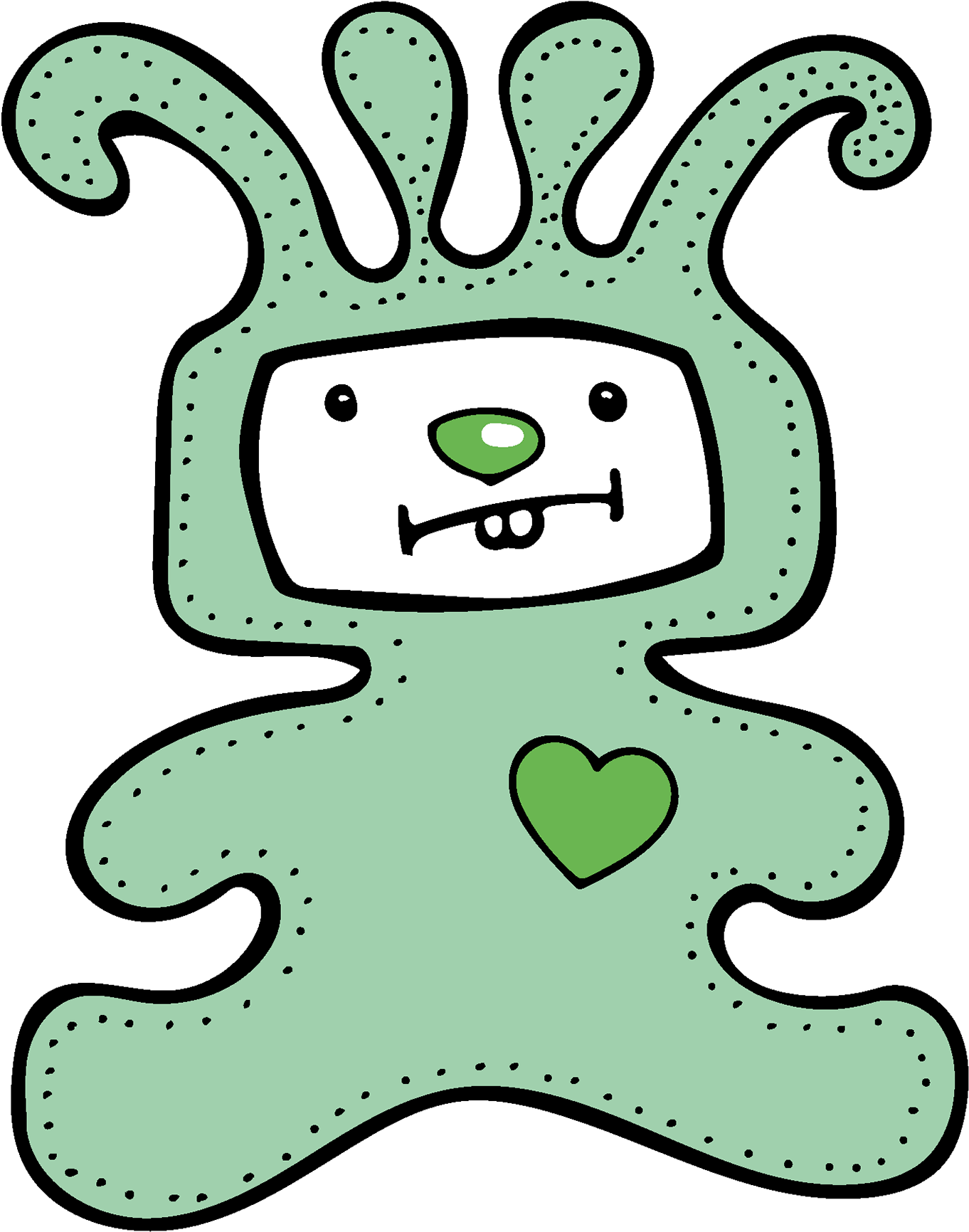 Little Monsters Sticker Pack Clipart (1920x1920), Png Download