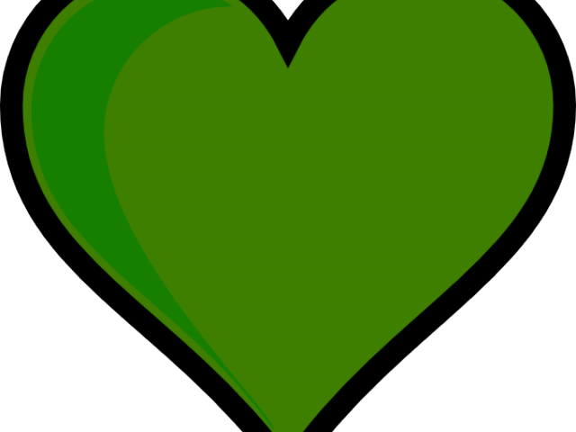 Heart Pictures Clipart Green - Png Download (640x480), Png Download
