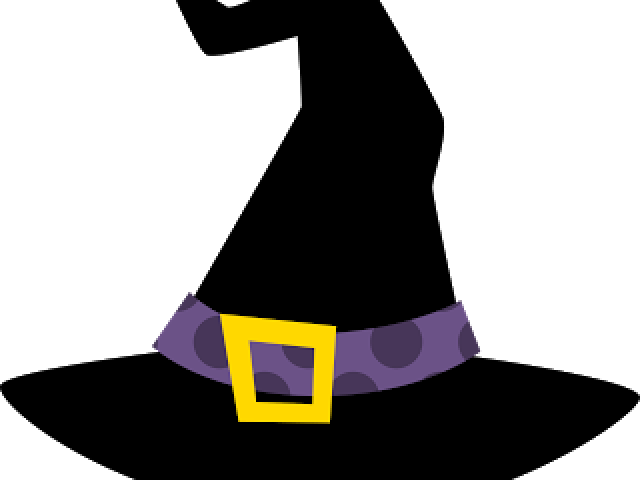 Witch Hat Clipart Art Craft - Png Download (640x480), Png Download